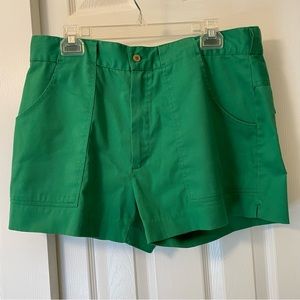 Kelly Green Vintage Woolrich Dress Shorts